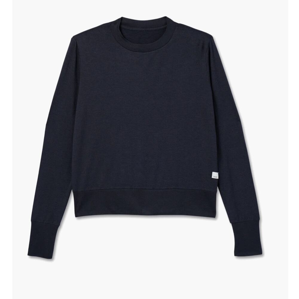 Vuori Women's Long Sleeve Tee - Dark Gray - Picture 2 of 16